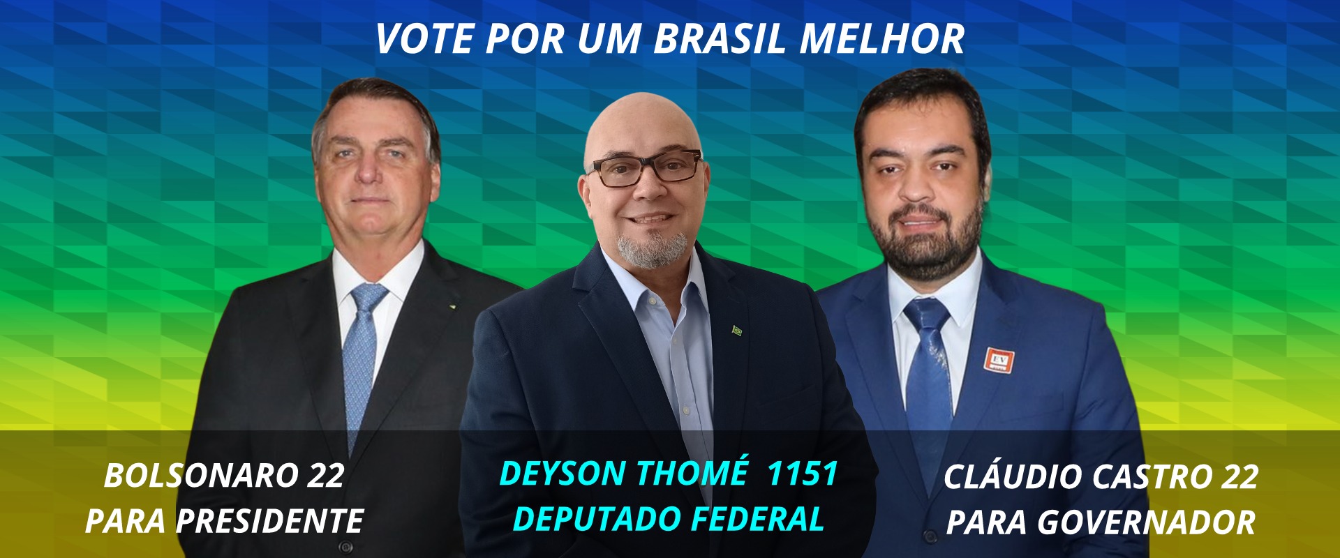 Bolsonaro - Cláudio Castro - Deyson Thomé Deputado Federa 1151